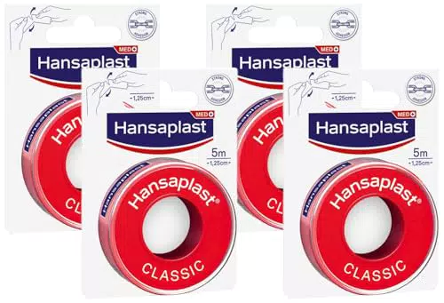 Hansaplast Fixierpflaster Classic – Stark haftendes Heftpflaster für Wundverbände
