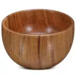 HEMOTON Natürliche Holzschale – Vielseitige Schüssel für Salat, Suppe & Snacks