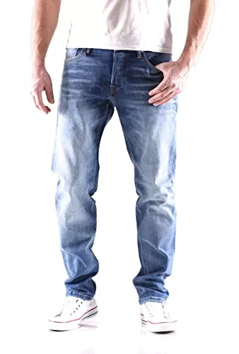 Herren Jack & Jones Comfort Fit Jeans Mike ORIGINAL JOS Mid Waist Reg Basic