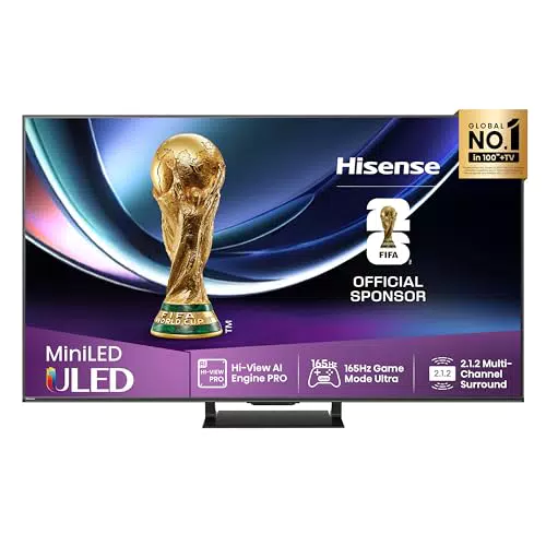Hisense 55U7Q Pro Smart TV 4K Mini LED mit Dolby Vision IQ und Hi-View AI Engine
