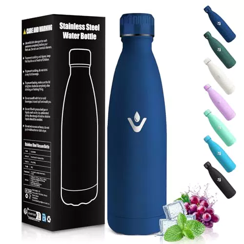 HoneyHolly Edelstahl Trinkflasche BPA-frei, Thermosflasche für Kinder & Outdoor