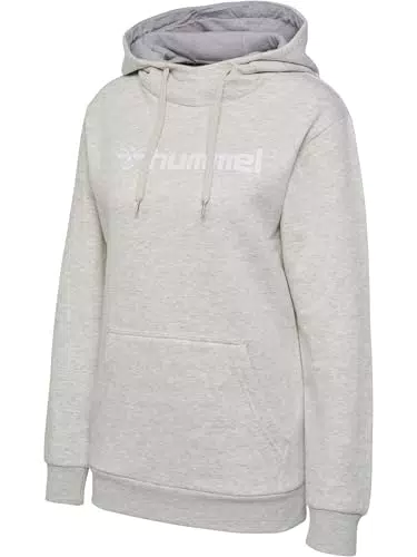 hummel hmlMOVER Damen Hoodie – Komfortabler Baumwollpullover für Frauen