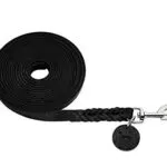 HUNTER Suchleine für Hunde SOLID EDUCATION aus robustem, geflochtenem Leder