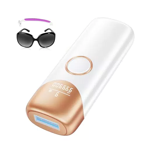 IPL Haarentfernungsgerät Laser mit Kühlfunktion, 9 Energiestufen, schmerzfrei