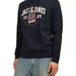 JACK & JONES Male Kapuzenpullover Logo Kapuzenpullover