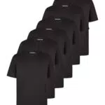 Jack & Jones Herren Basic T-Shirt Regular Fit Crew Neck Kurzarm Tee