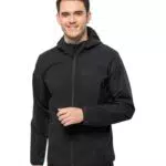 Jack Wolfskin BORNBERG HOODY M, black olive