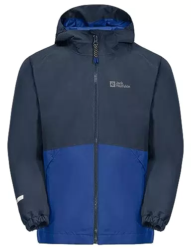 Jack Wolfskin Unisex Kinder Iceland 3in1 Jacket, autumn leaves