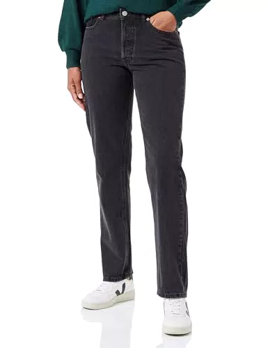 Jack&Jones Damen JXSEOUL Straight MW Jeans R3049 DNM Jeanshose