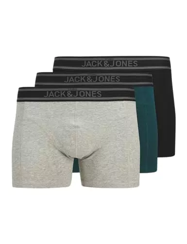 Jackyle Herren Boxershorts Solid Trunks – Bequeme Unterwäsche für Männer