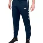 JAKO Herren Trainingshose Active, M EU - Anthrazit/Türkis