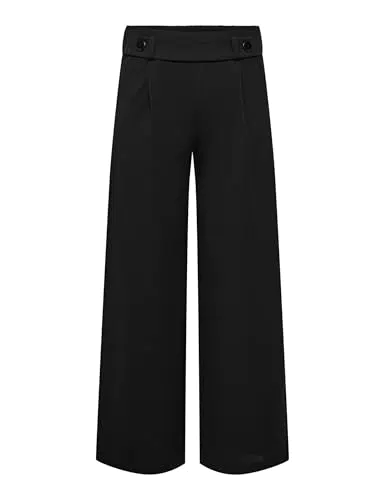 JDY Damen JDYgeggo New Long Pant Jrs Noos Hose, Schwarz