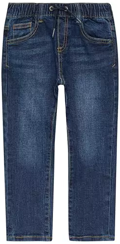 Jogpants Regular Fit aus Leder mit geradem Bein und mittlerer Bundhöhe