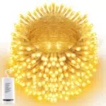 Joomer Lichterkette für Außen mit Timer – LED Weihnachtsbeleuchtung wasserdicht