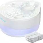 Katzenbrunnen – Leiser Trinkbrunnen mit LED und Aktivkohlefilter für Katzen