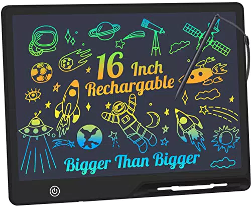 Kinayue LCD-Schreibtablett für Kinder – Wiederaufladbare Maltafel zum Lernen