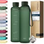 KIVY Trinkflasche Tritan - Sporttrinkflasche BPA-frei für Fitness und Gym