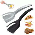 KJG Spiegelei Wender – 2-in-1 Silikon Pfannenwender für Eier, Fisch & Steak