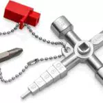 KNIPEX Profi-Key 00 11 04 Schlüssel für Absperrsysteme – hochwertiges Werkzeug