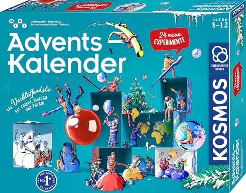 KOSMOS Experimentierkasten Adventskalender 2025 für Kinder ab 8 Jahren