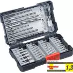 kwb Bohrer-Set mit Sechskantschaft, HSS Metallbohrer, Steinbohrer und Bits