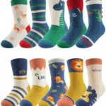 Kyopp Lustige Kinder Socken mit Bärenmotiv – Gemusterte Baumwollsocken