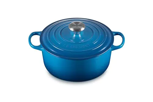 Le Creuset Signature Gusseisen-Bräter mit Deckel rund, für alle Herdarten