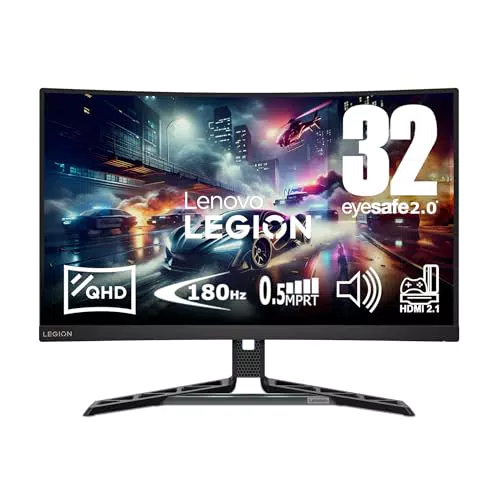 Lenovo Legion R27qe 27" QHD Gaming Monitor 2560x1440 180Hz 0,5ms Reaktionszeit