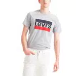 Levi's Herren Sportswear Logo Graphic T-Shirt, Sportswear Beautiful Black+