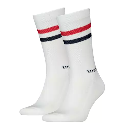 Levi's Unisex Crew Socken – Bequeme Markensocken für Damen und Herren
