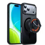 LeYi Handyhülle für iPhone 17 Pro mit MagSafe und 360° Ständer, Militärschutz