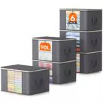 Lifewit Aufbewahrungstasche für Kleidung und Bettdecken, faltbare Boxen