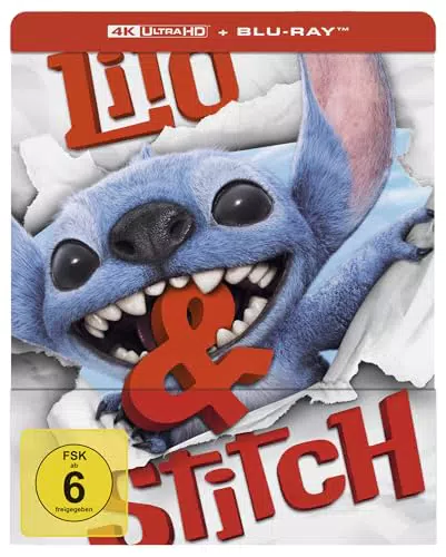 Disney Lilo & Stitch Live Action Steelbook 4K UHD + Blu-ray Limited Edition