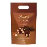 Lindt Nuxor Feinherb Gianduja Würfel mit Haselnüssen – Schokoladengeschenk