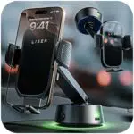 LISEN Auto Handyhalterung elektrischer Saugnapf für iPhone, Samsung & mehr