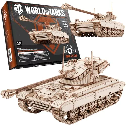 Little Story World of Tanks Panzerkampfwagen 3D Holzmodell Bausatz für Kinder
