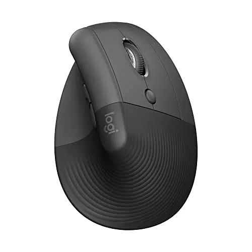Logitech Lift Vertikale Ergonomische Maus – Kabellos mit Bluetooth und USB