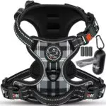 LOVPET Hundegeschirr ohne Zug & Würgen für kleine Hunde & Welpen atmungsaktiv & weich Brustgeschirr reflektierend