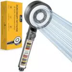 Magichome Duschkopf mit Filter, Hochdruck, 5 Strahlarten & Stoppfunktion