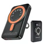 Magnetische Powerbank 12000mAh – 22.5W Schnellladegerät mit LCD & Wireless Charging