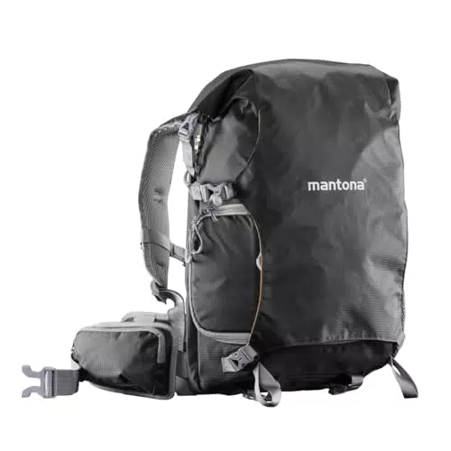 Mantona ElementsPro 30 Kamerarucksack für DSLR und Systemkameras Outdoor