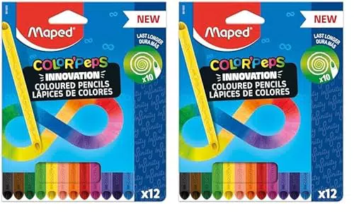 Maped COLOR'PEPS INFINITY Buntstifte – innovative, anspitzfreie Farbminen