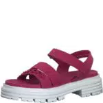 MARCO TOZZI Damen Sandale, Blockabsatz, weiches FEEL ME Fußbett