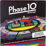 Mattel Games Phase 10 Junior - Rommé-artiges Spiel mit mehreren Spielebenen