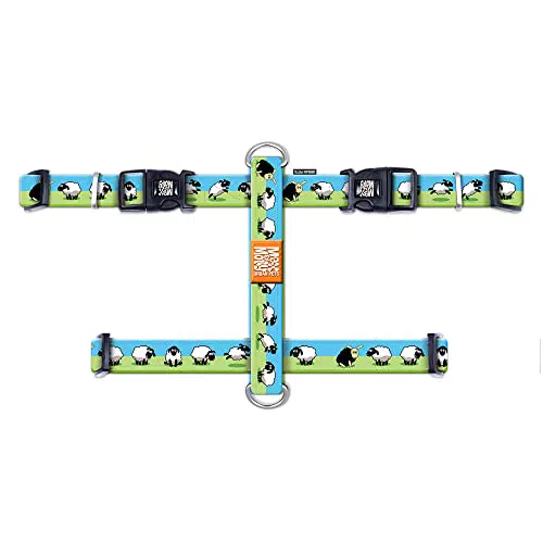 Max & Molly H-Geschirr Black Sheep – Hochwertiges Hundegeschirr für Alltag und Sport