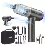MECO ELEVERDE 4-in-1 Handstaubsauger mit Akku, LED-Licht & Bürstenlosem Motor
