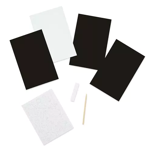 Melissa & Doug Scratch Art Kombipack – Kreatives Bastelset für Kinder