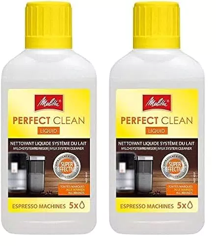 Melitta 202034 Perfect Clean Milchsystem Reiniger, Entfernt einfach und gründlich Milchablagerungen