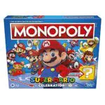 Monopoly Super Mario Celebration Brettspiel mit Soundeffekten für Fans ab 8 Jahren