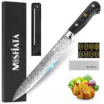 MOSFiATA Schinkenmesser Dönermesser EN1.4116 Stahl – Küchenmesser mit Scheide